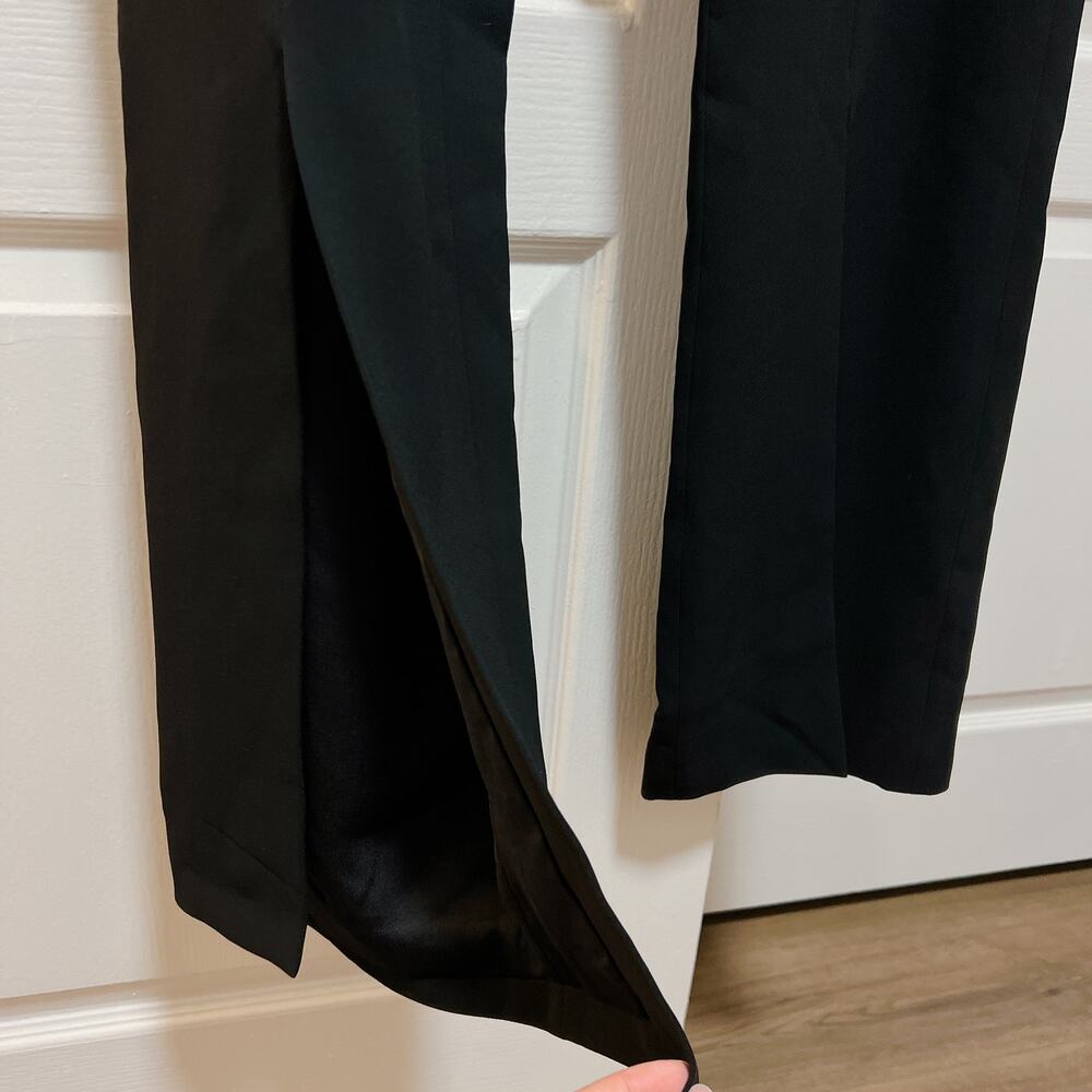 NEW! Jonathan Simkhai Ariah Front Split Hem Pants - Picture 6 of 9